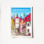 Wallity Póster A4 Germany - 2002 Decoración Hogar Oficina, Tamaño 21 x 29.7 cm, Acabado Satén Mate